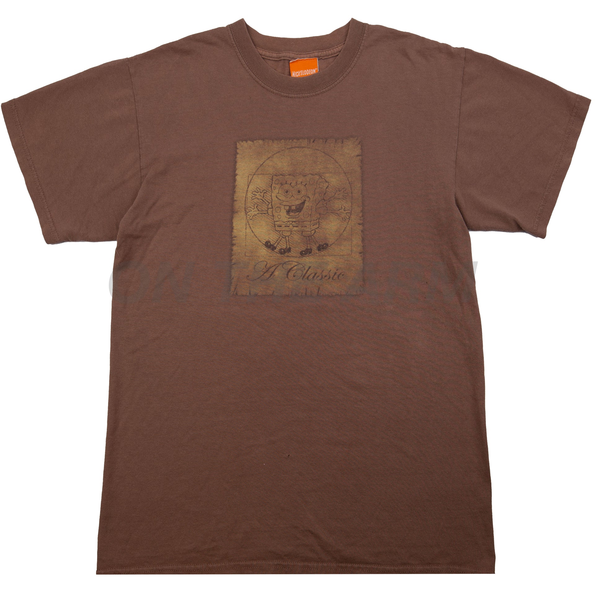 Vintage Brown Spongebob A Classic Tee (2000's)