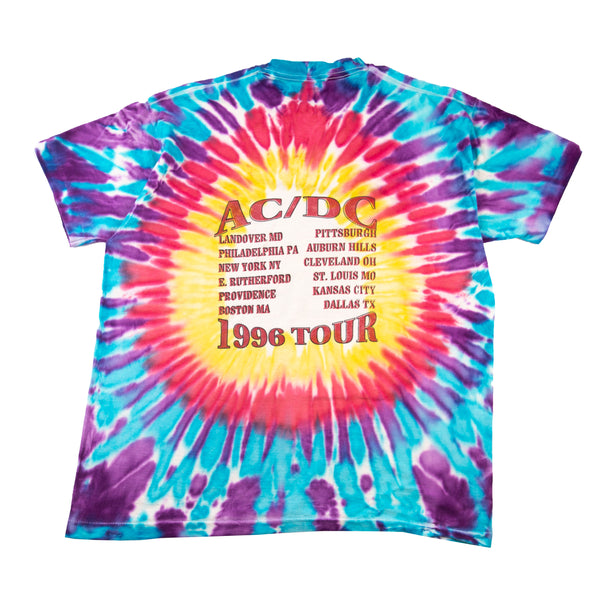 Vintage Tie Dye AC/DC Ballbreaker Tour Tee (1996)