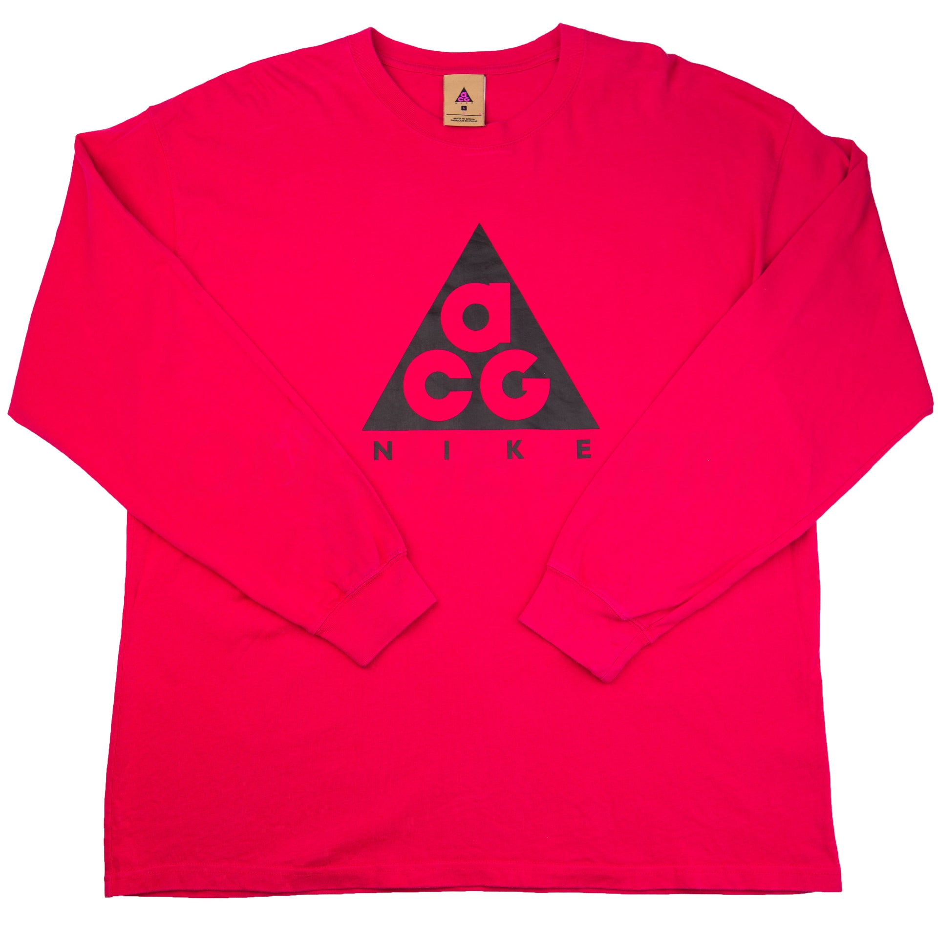 Vintage Hot Pink Nike ACG Logo L/S (2000's)