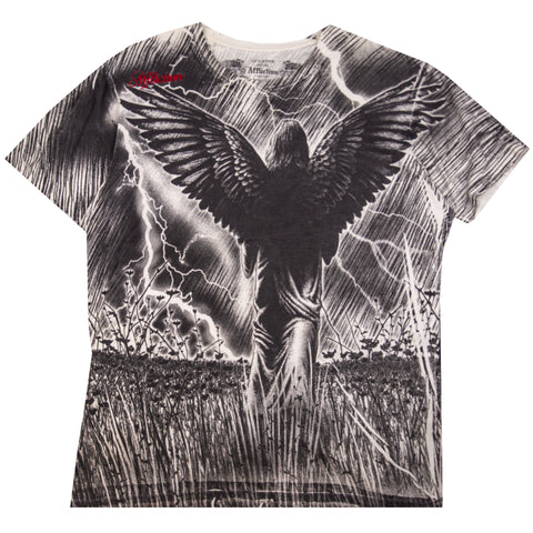 Vintage All Over Print Affliction Angel Tee (2000's)