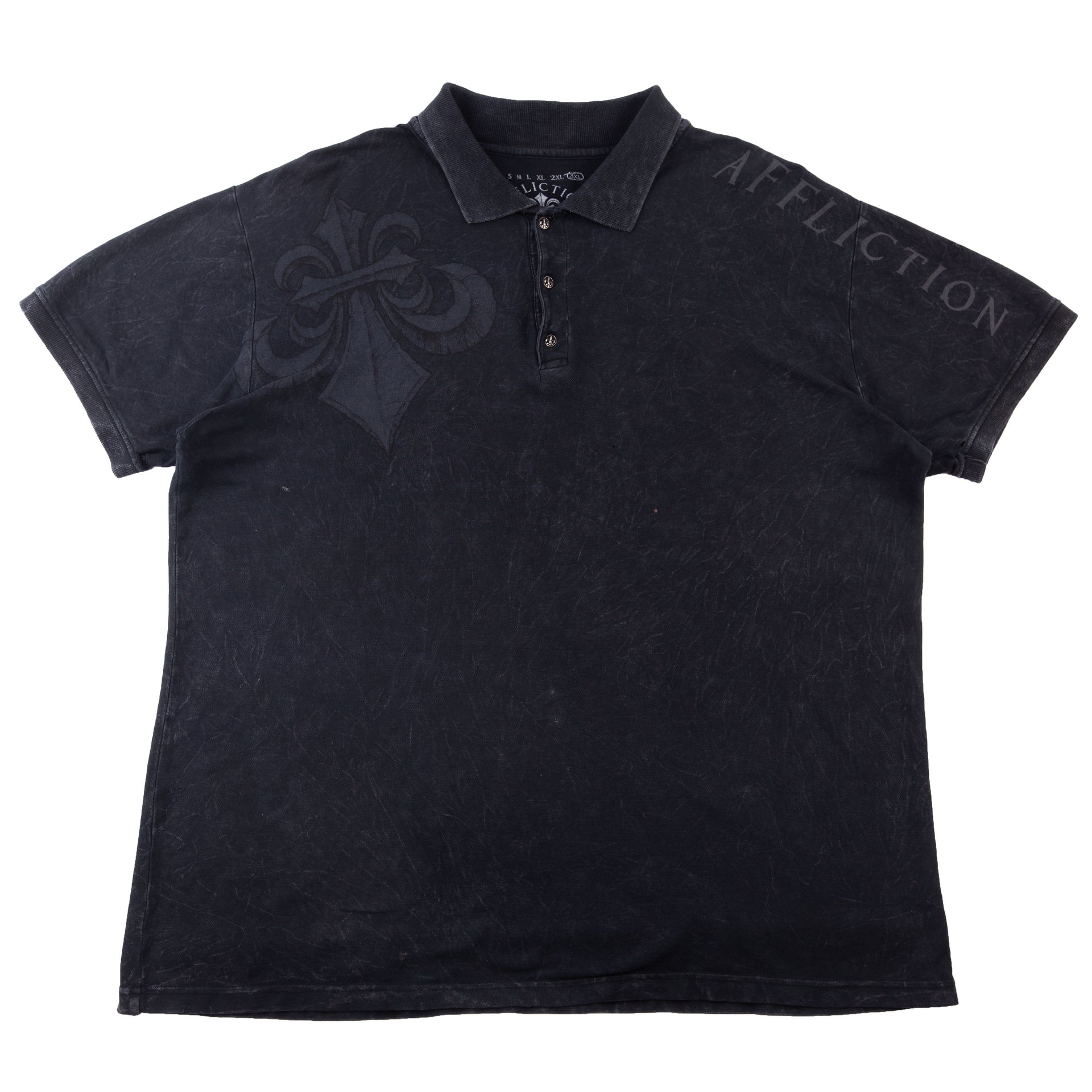 Vintage Black Affliction Polo (2000's)
