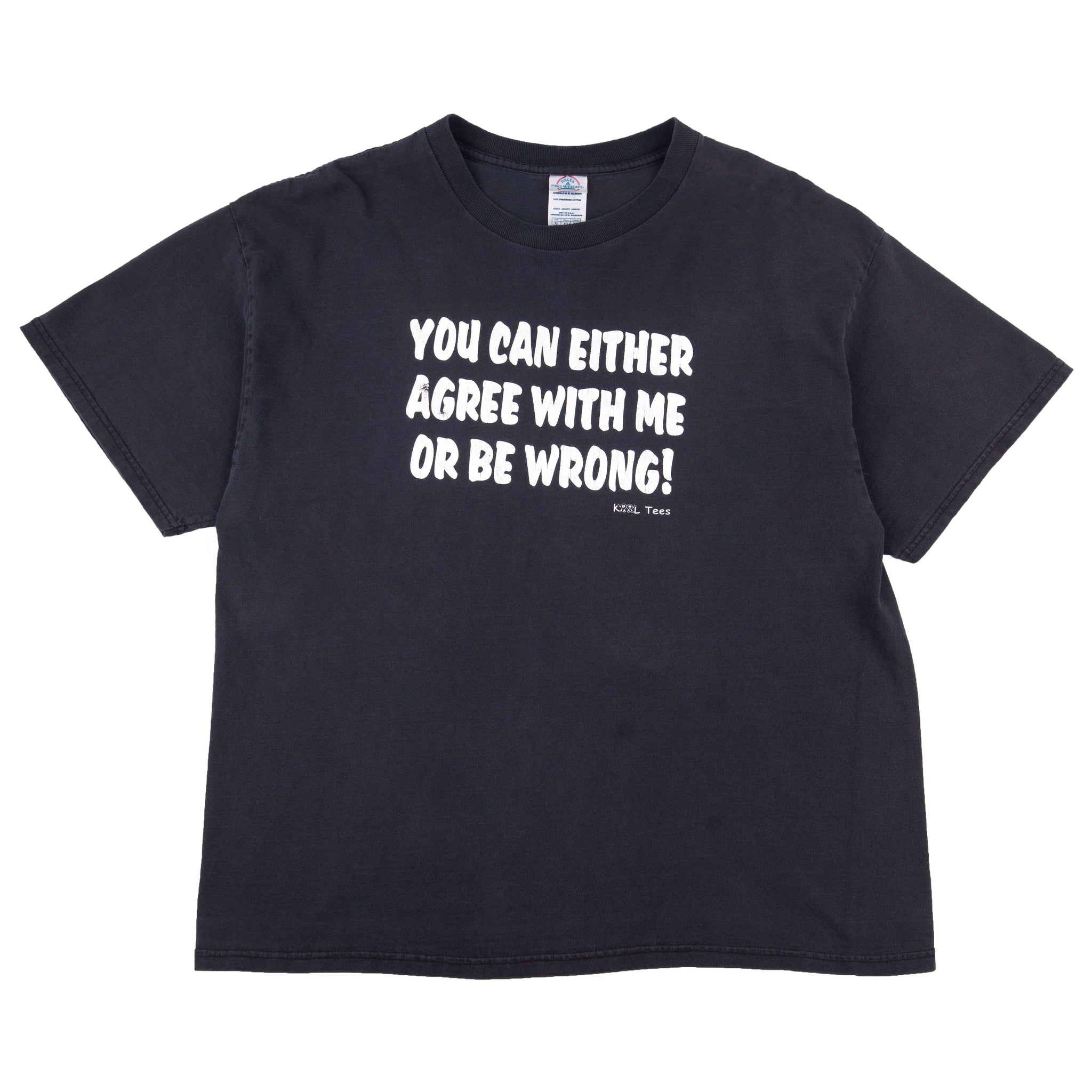 Vintage Black Be Wrong Tee (1990's)
