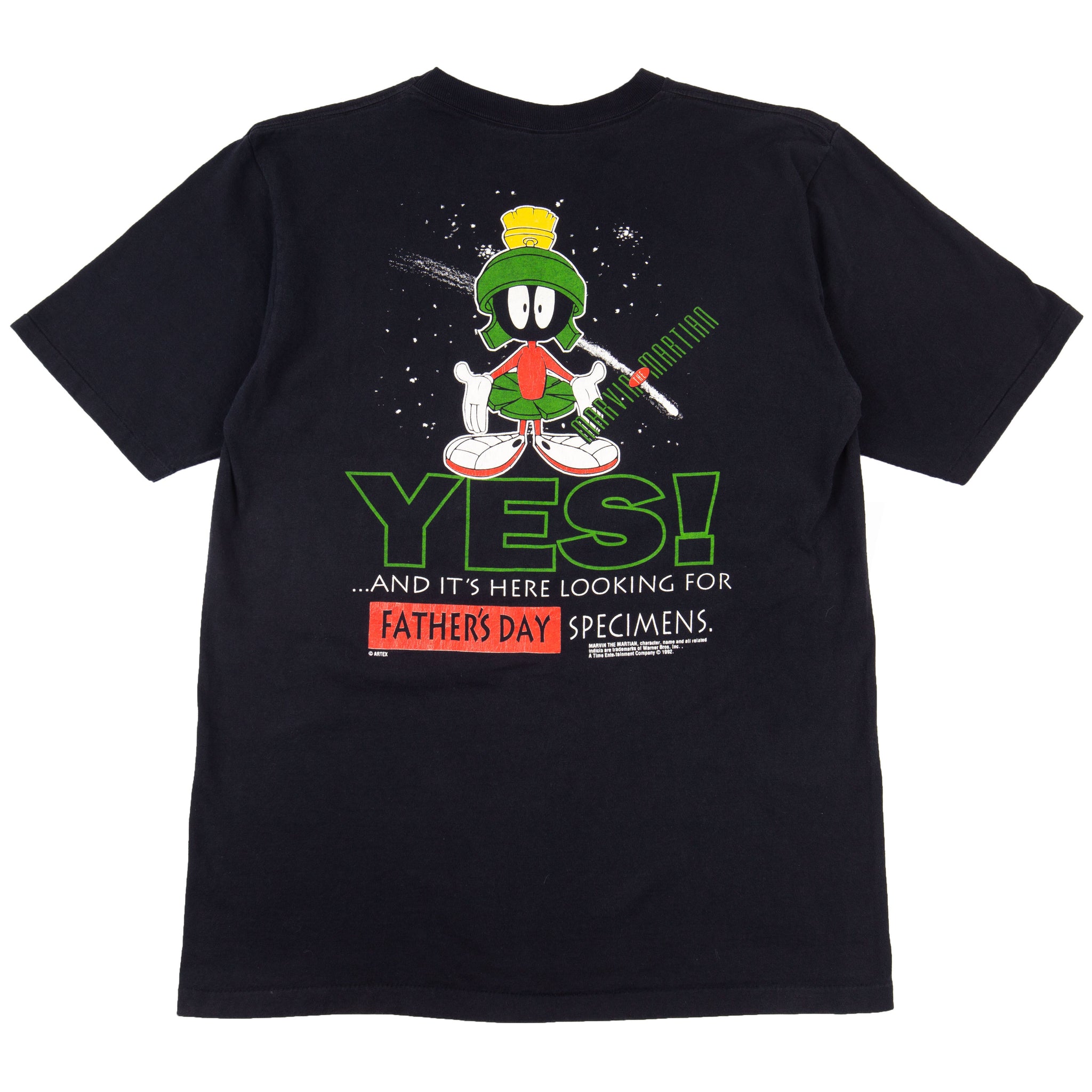 Vintage Black Marvin the Martian Alien Tee (1992)