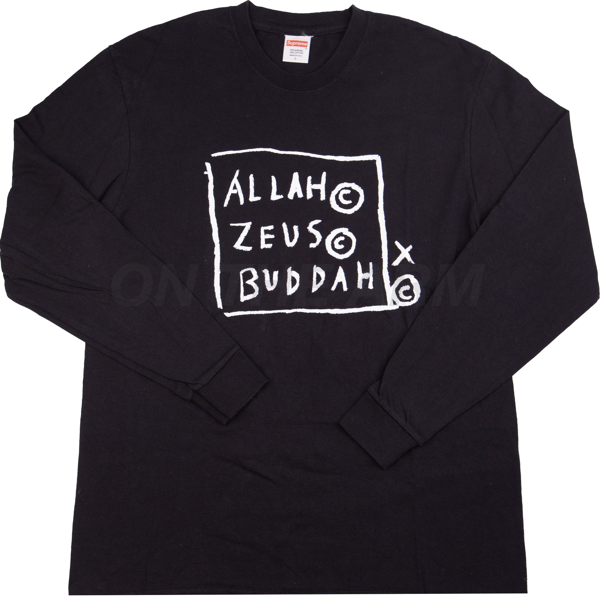 Supreme Black Basquiat Allah L/S PRE-OWNED