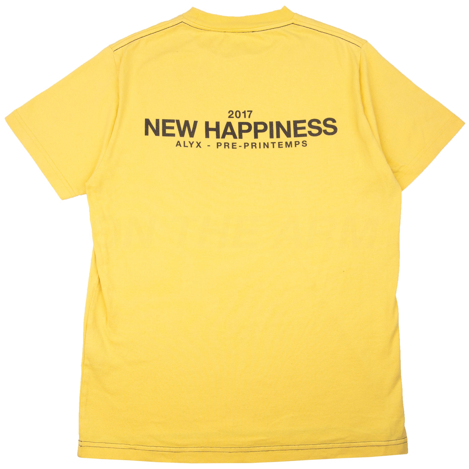 Alyx Yellow New Happiness Tee PRE-OWNED
