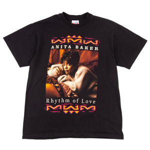 Vintage Black Anita Baker Rhythm Of Love Tee