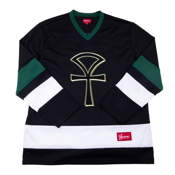 Supreme Black Ankh Hockey Jersey PRE-OWNED