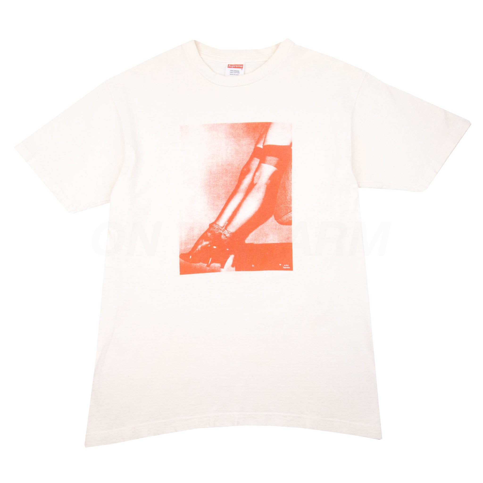 Supreme White APC Bondage Leg Tee (2009) PRE-OWNED