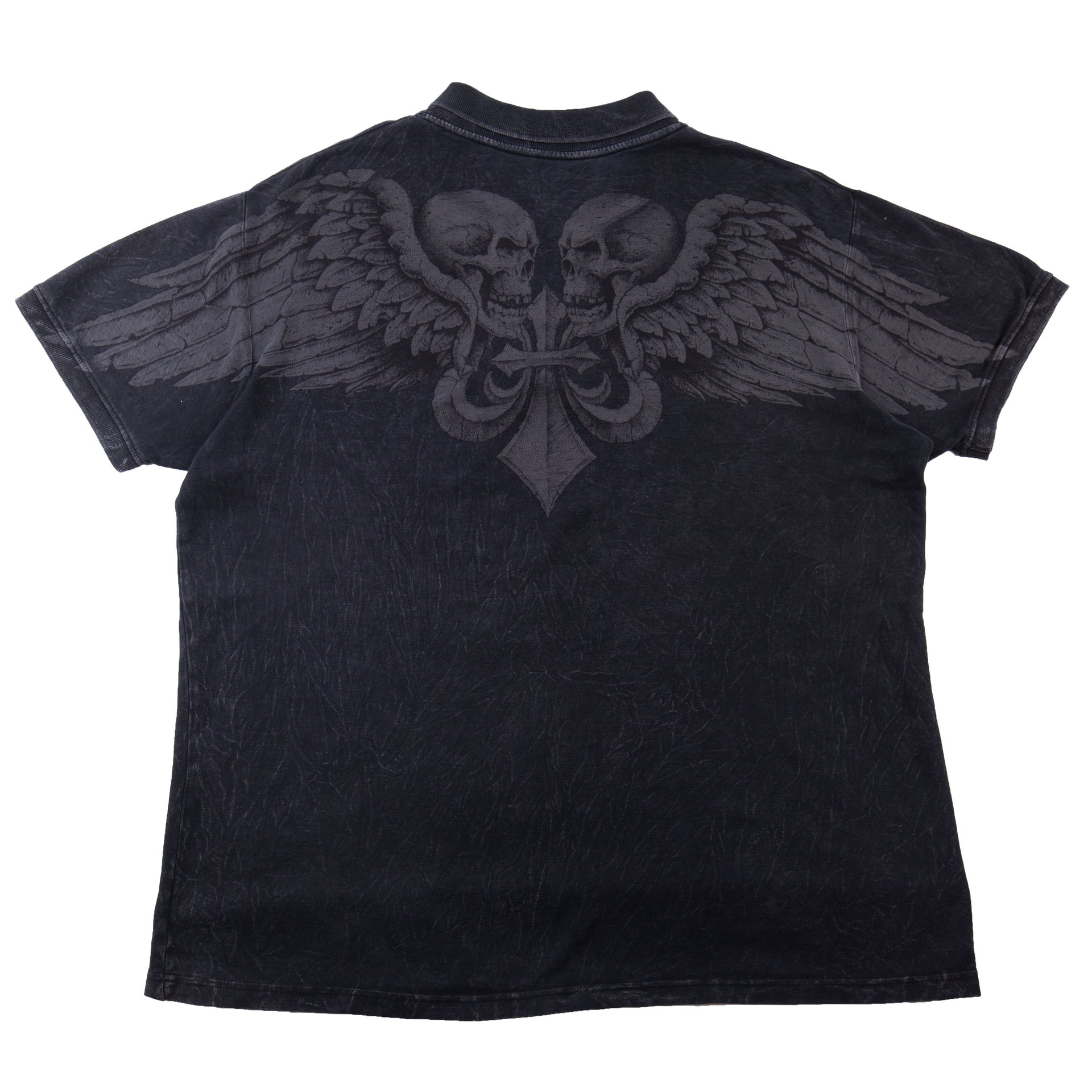 Vintage Black Affliction Polo (2000's)