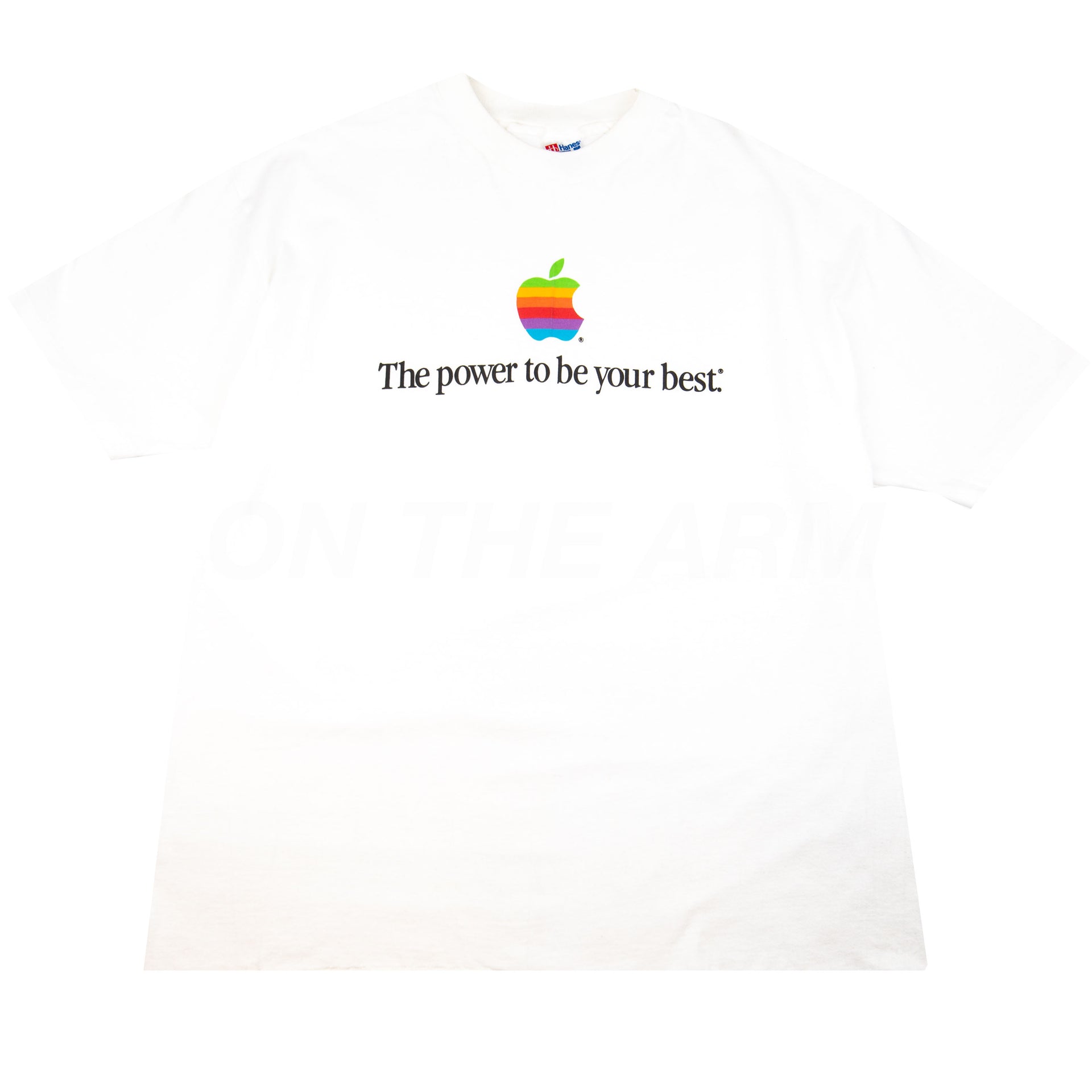 Vintage White Apple The Power To Be Your Best Tee (1990's)