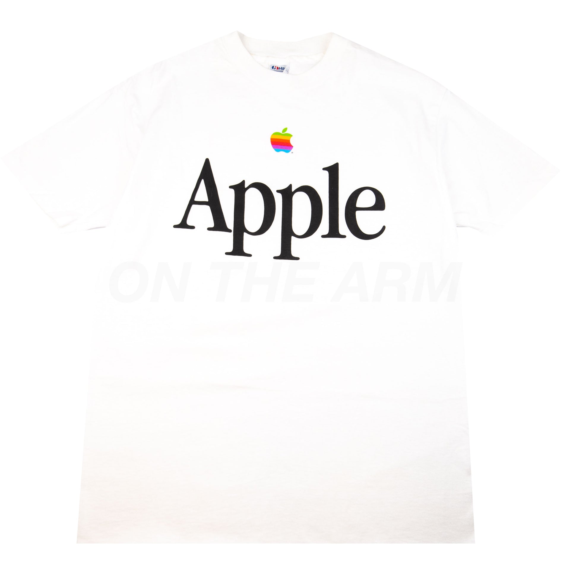 Vintage White Apple Spellout Logo Tee (1990's)