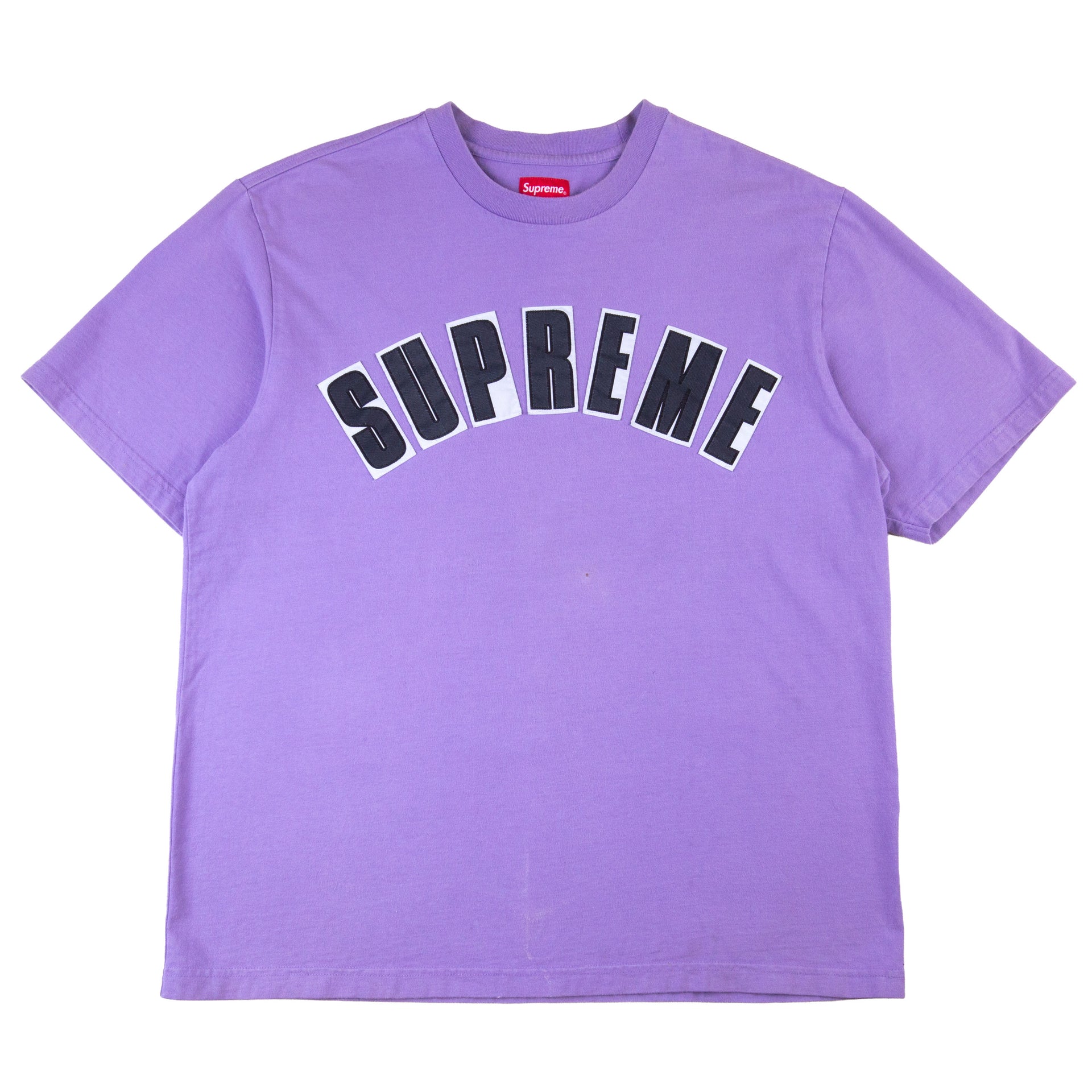 Supreme Purple Arc Logo S/S Top PRE-OWNED