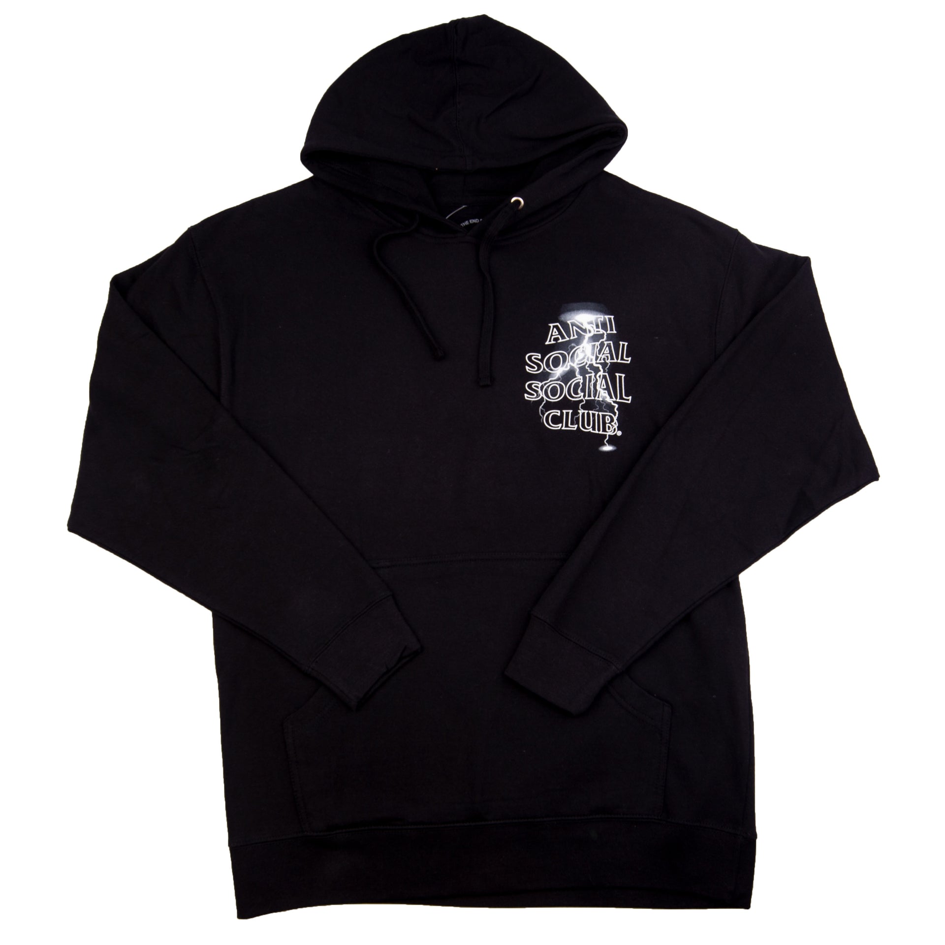 Anti Social Social Club Black Twisted Hoodie