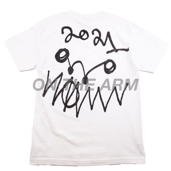 Asspizza White Triple Box Logo Tee