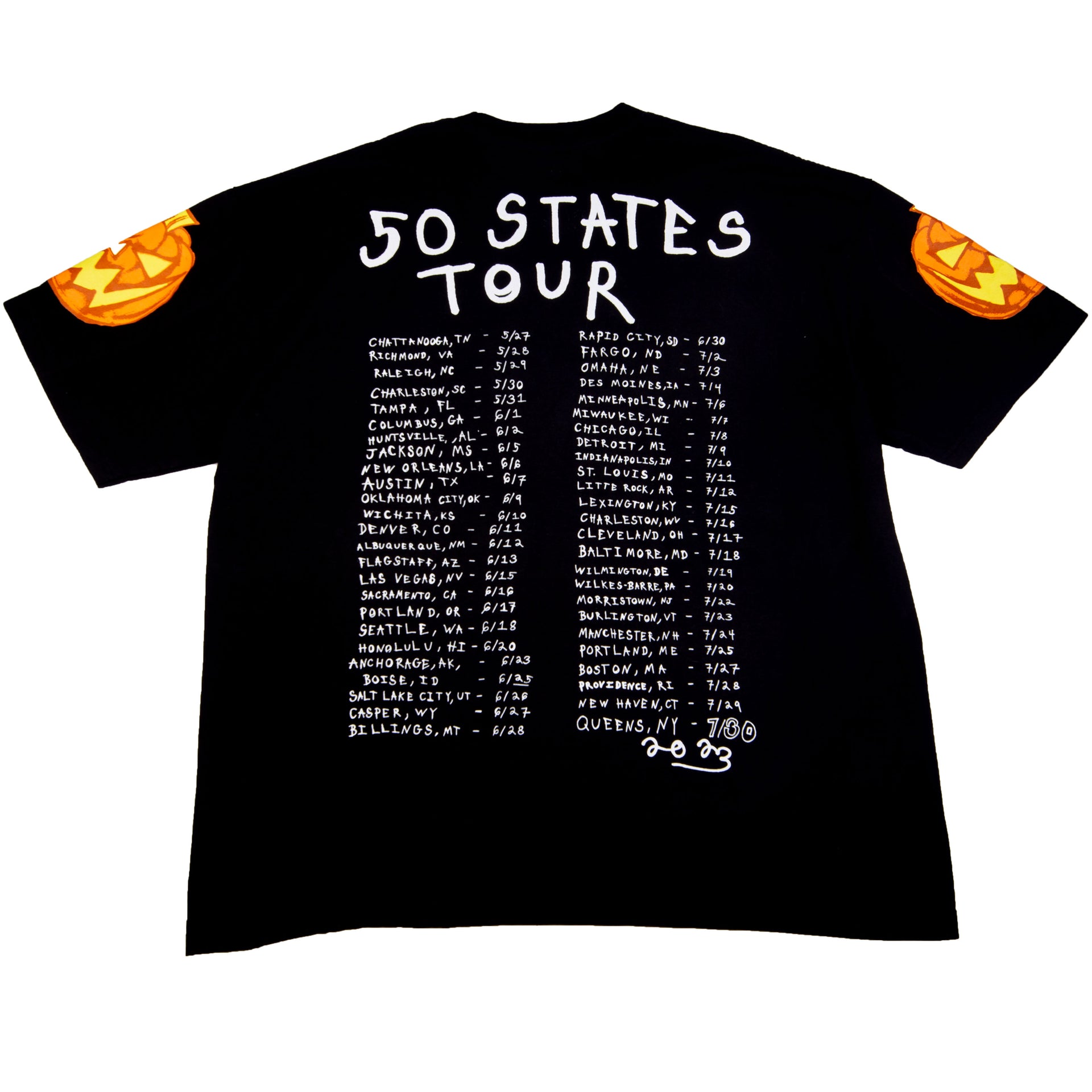 Asspizza Black Green Goblin 50 States Tour Tee