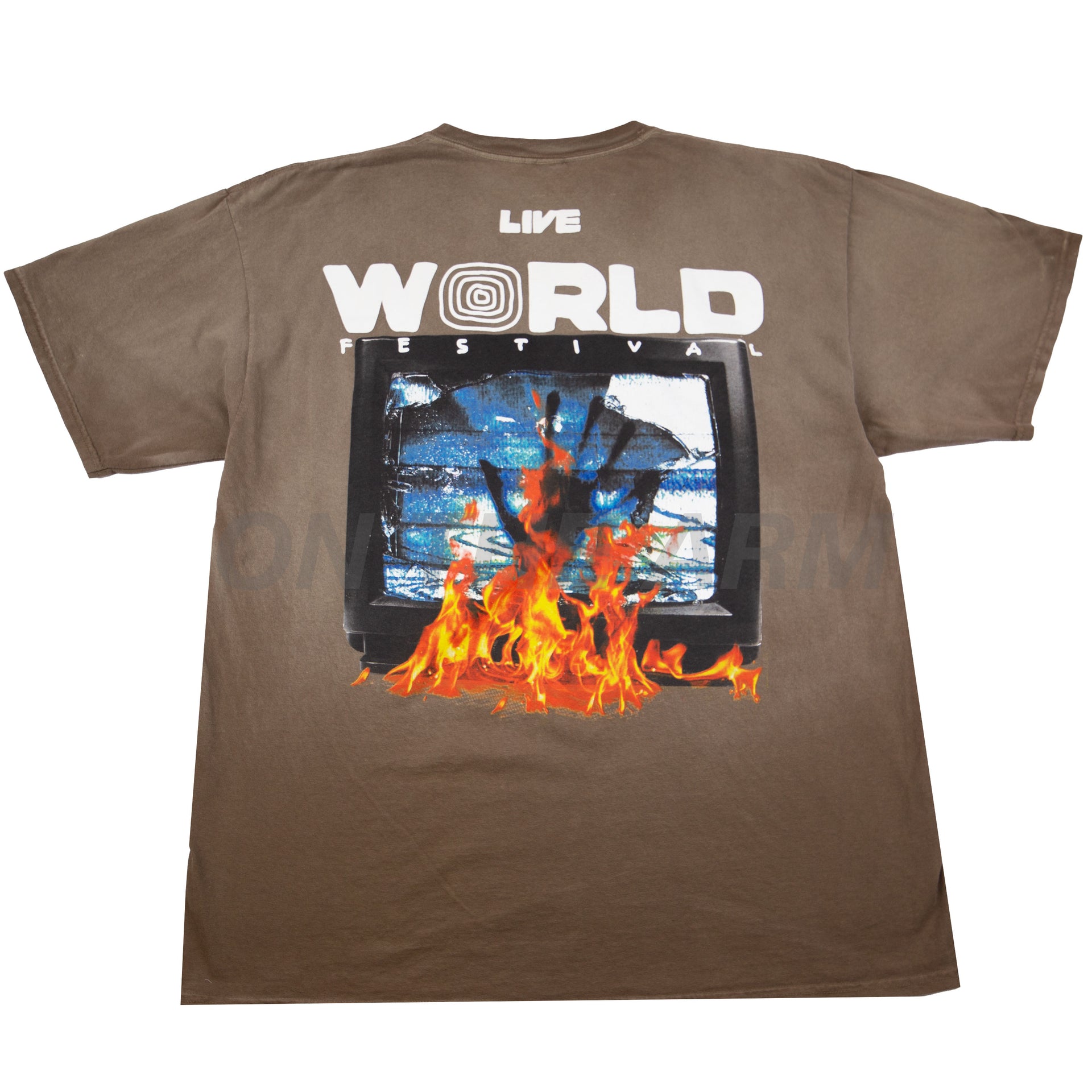 Travis Scott Olive Astrofest Tee (2019) PRE-OWNED