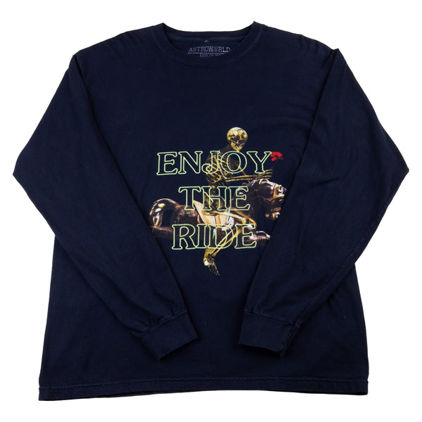 Travis Scott Black Astroworld Enjoy The Ride L/S PRE-OWNED