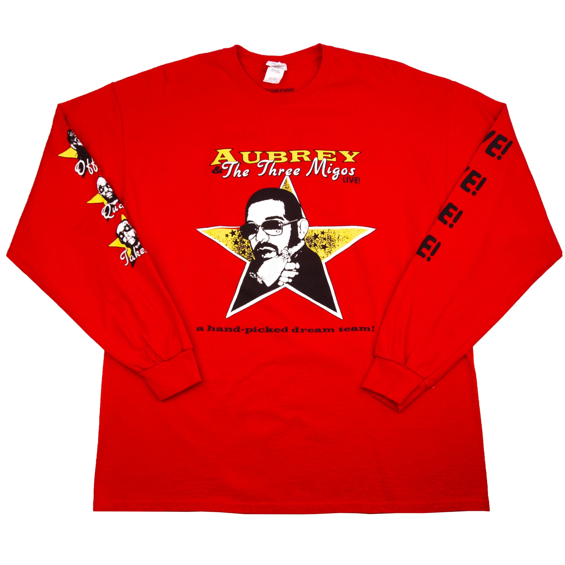 Drake Red Aubrey & The Three Migos Tour L/S PRE-OWNED