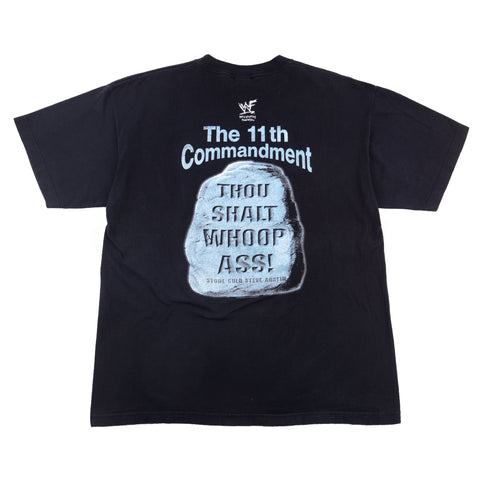 Vintage Black Stone Cold Steve Austin 11th Amendment Tee (2000's)
