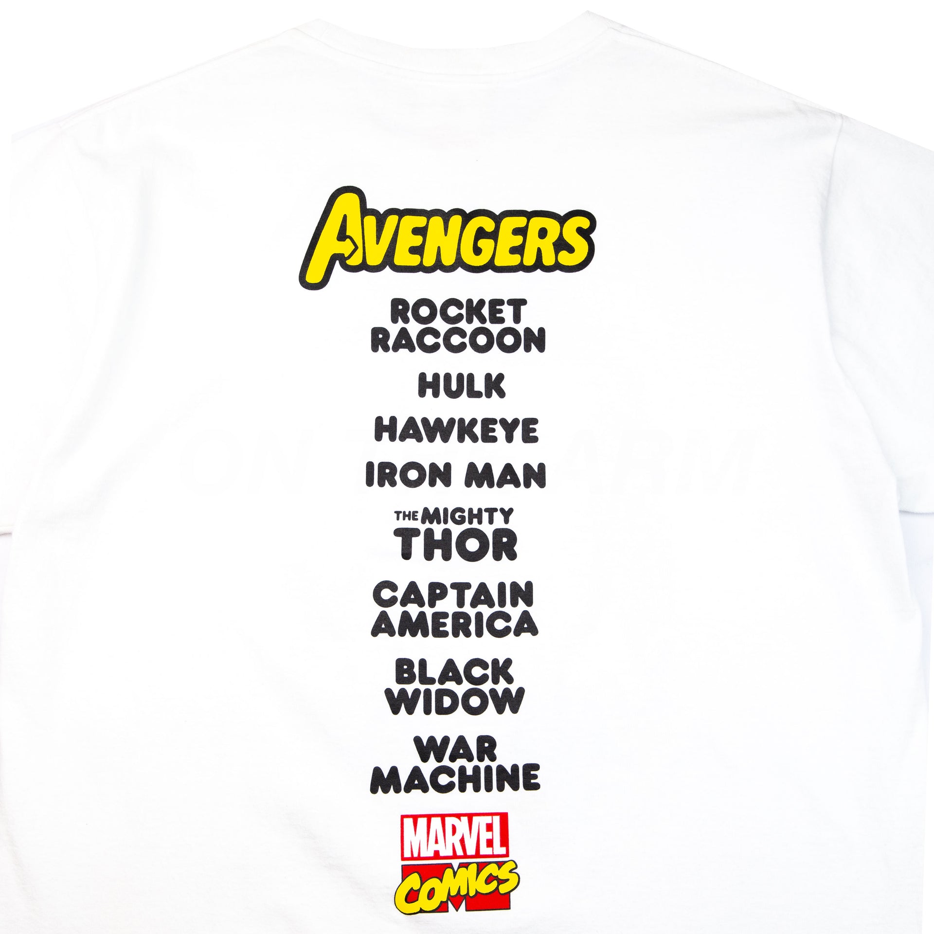 Bape White Marvel Avengers Ape Head Tee PRE-OWNED