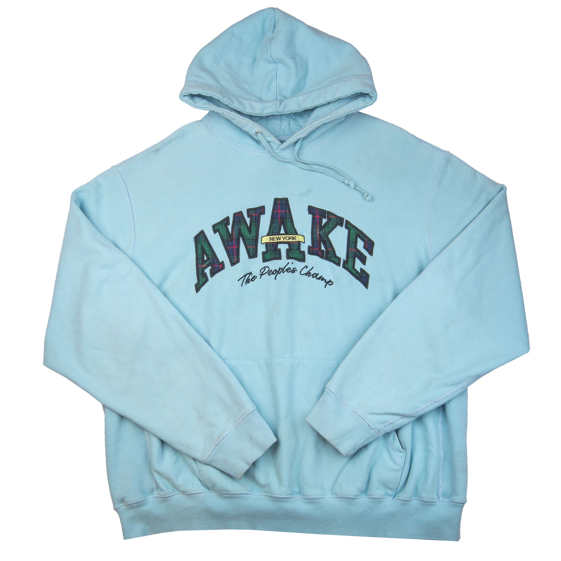 Awake NY Blue People's Champ Hoodie PRE-OWNED
