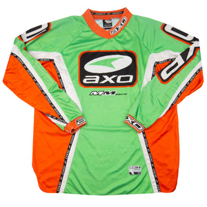 Vintage Green/Orange AXO Moto Jersey (2000's)