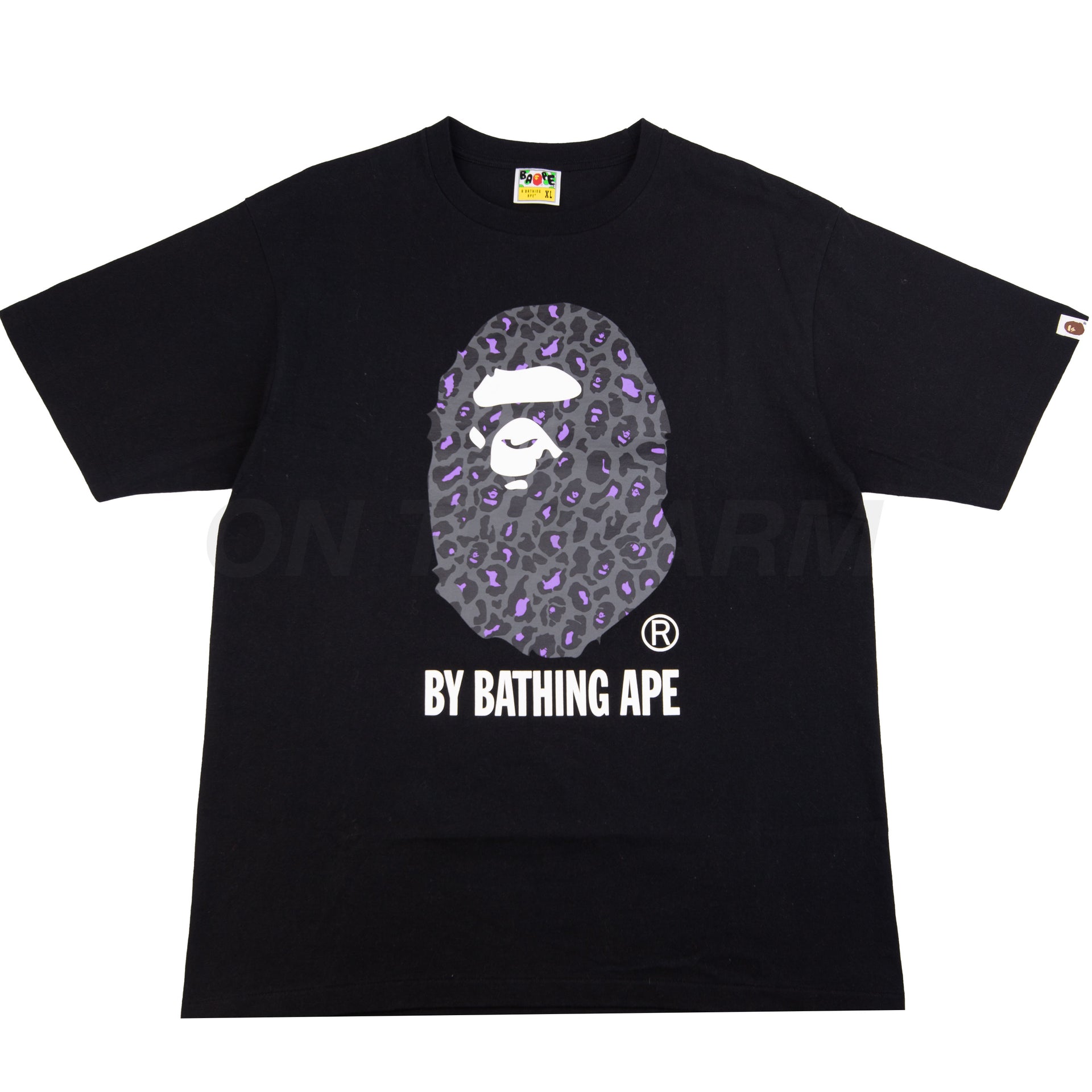 Bape Black Leopard Camo By Bathing Ape Tee PRE-OWNED