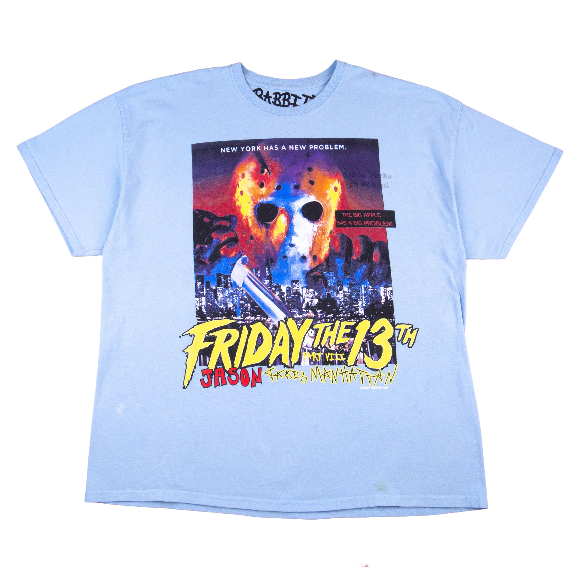 Asspizza Light Blue Friday the 13th Babbitt Tee PRE-OWNED