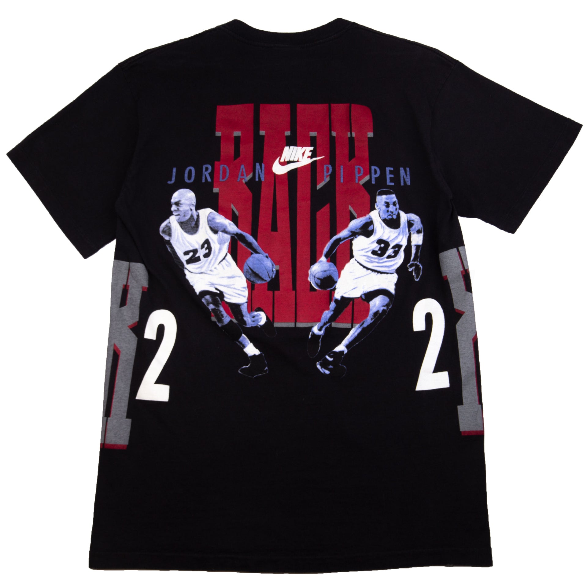 Vintage Black Nike Jordan & Pippen 3Peat Tee (1990's)