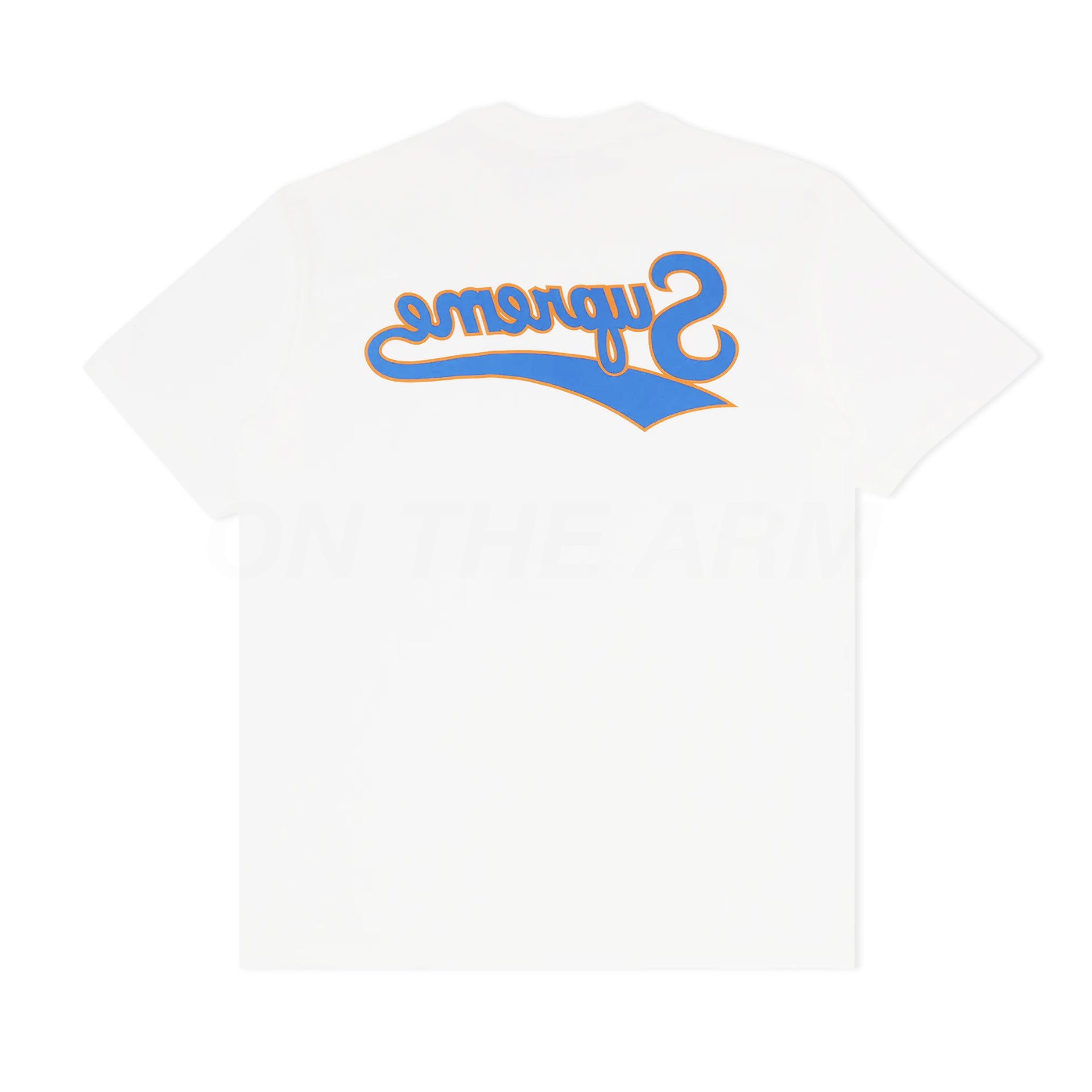Supreme White Backwards Tee
