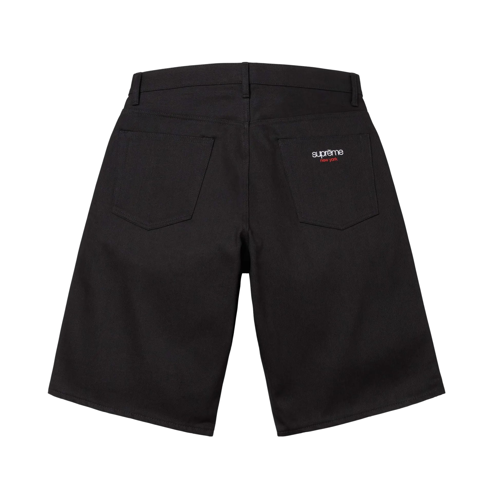 Supreme Black Denim Baggy Shorts