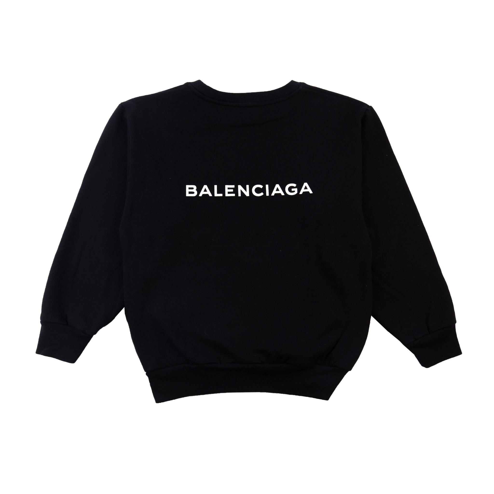 Balenciaga Black Think Big Women's Crew PRE-OWNED