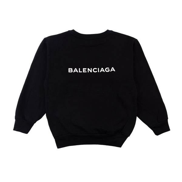 Balenciaga Black Think Big Women's Crew PRE-OWNED