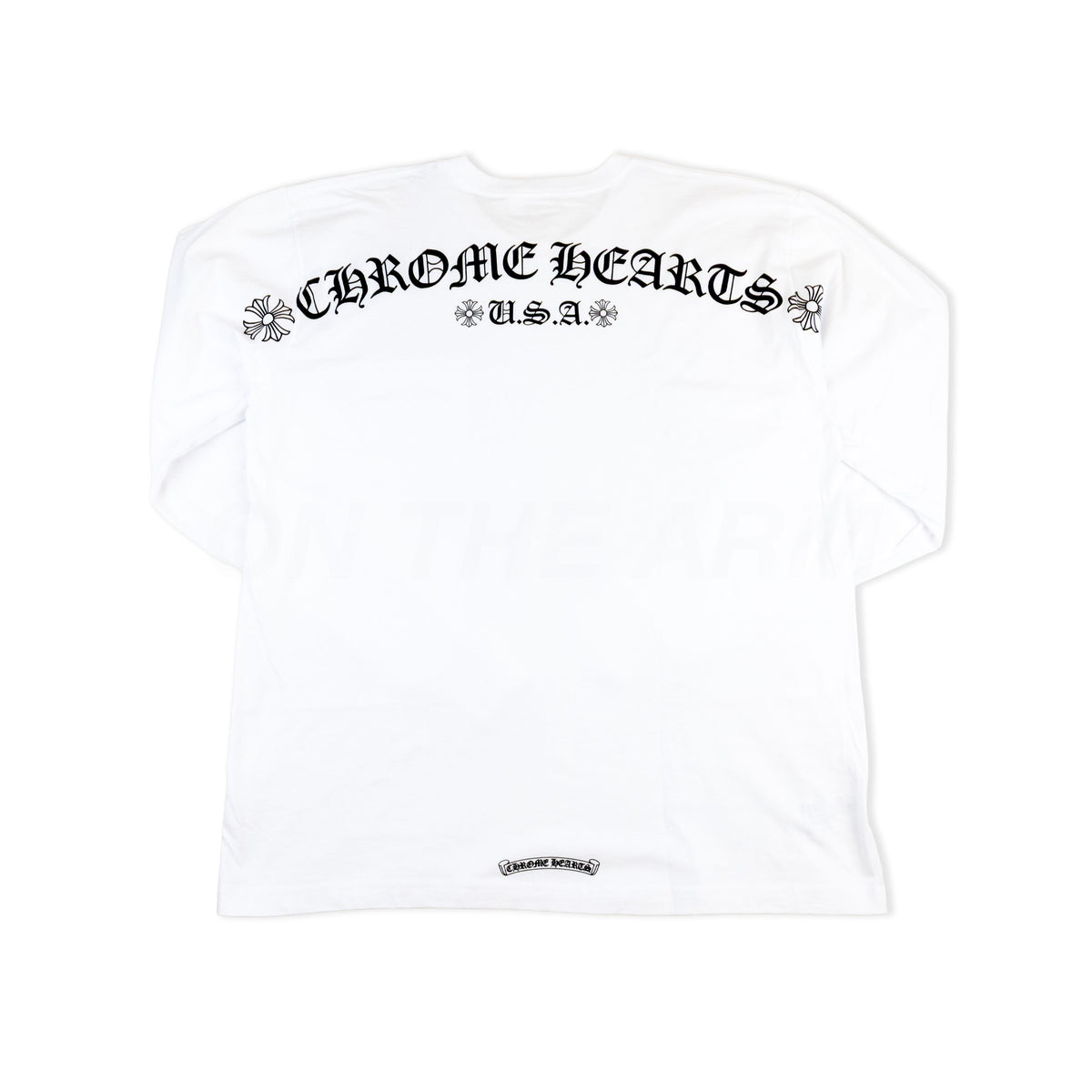 Chrome Hearts White USA Banner L/S