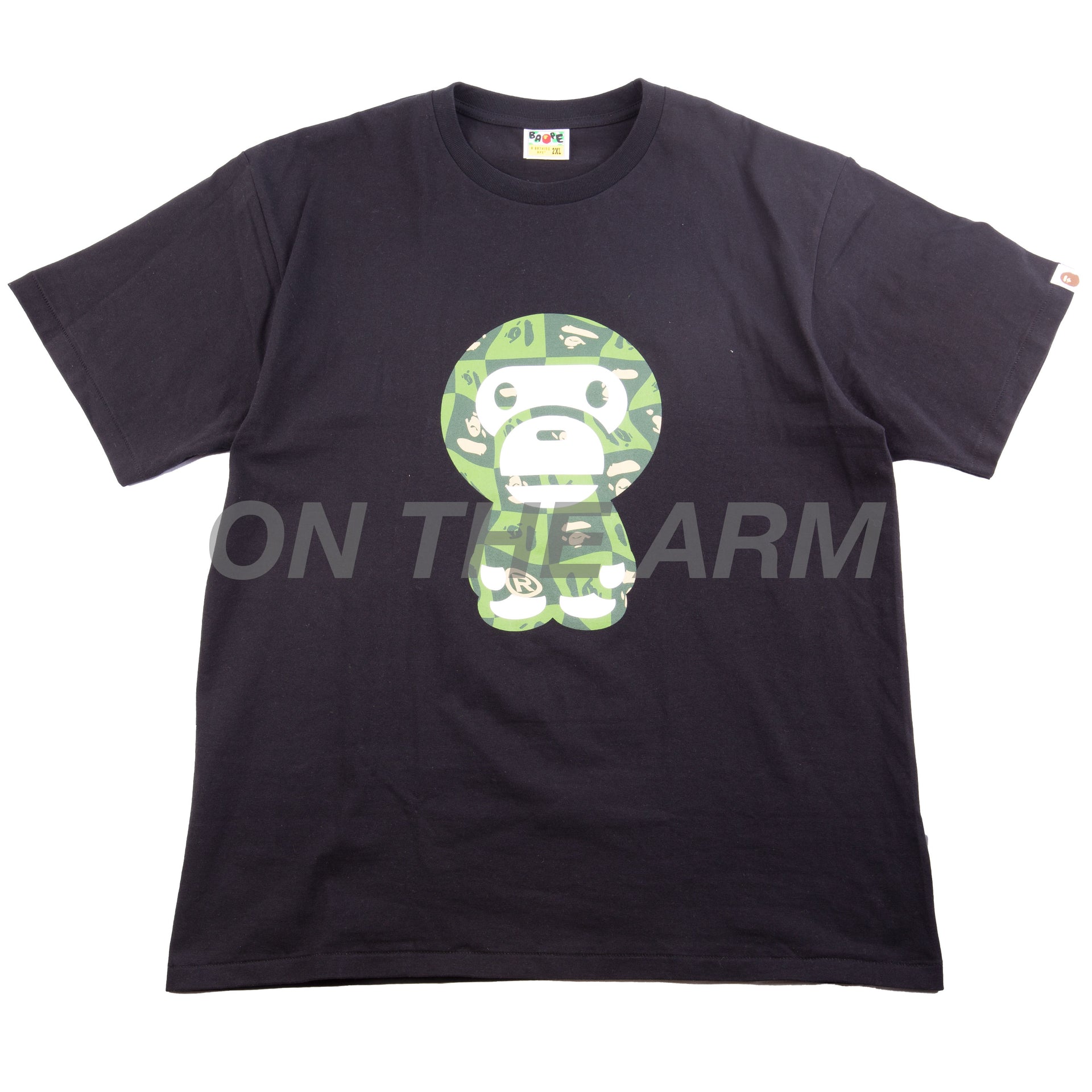 Bape Black Distortion Big Baby Milo Tee PRE-OWNED