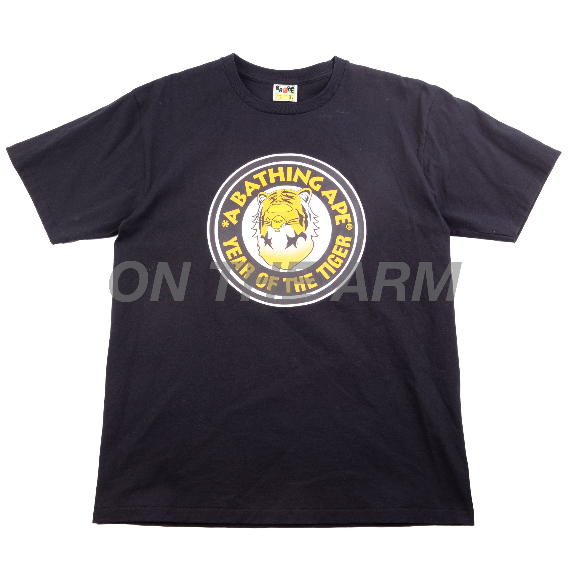 Bape Black Year Of The Tiger Tee PRE-OWNED