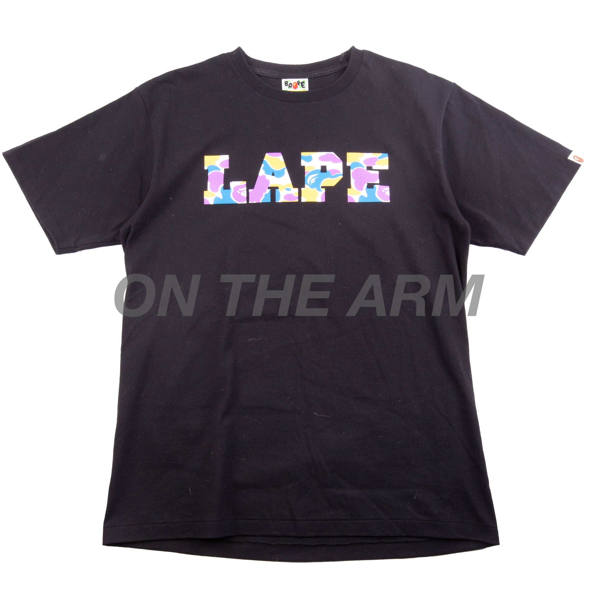 Bape Black LAPE Tee PRE-OWNED