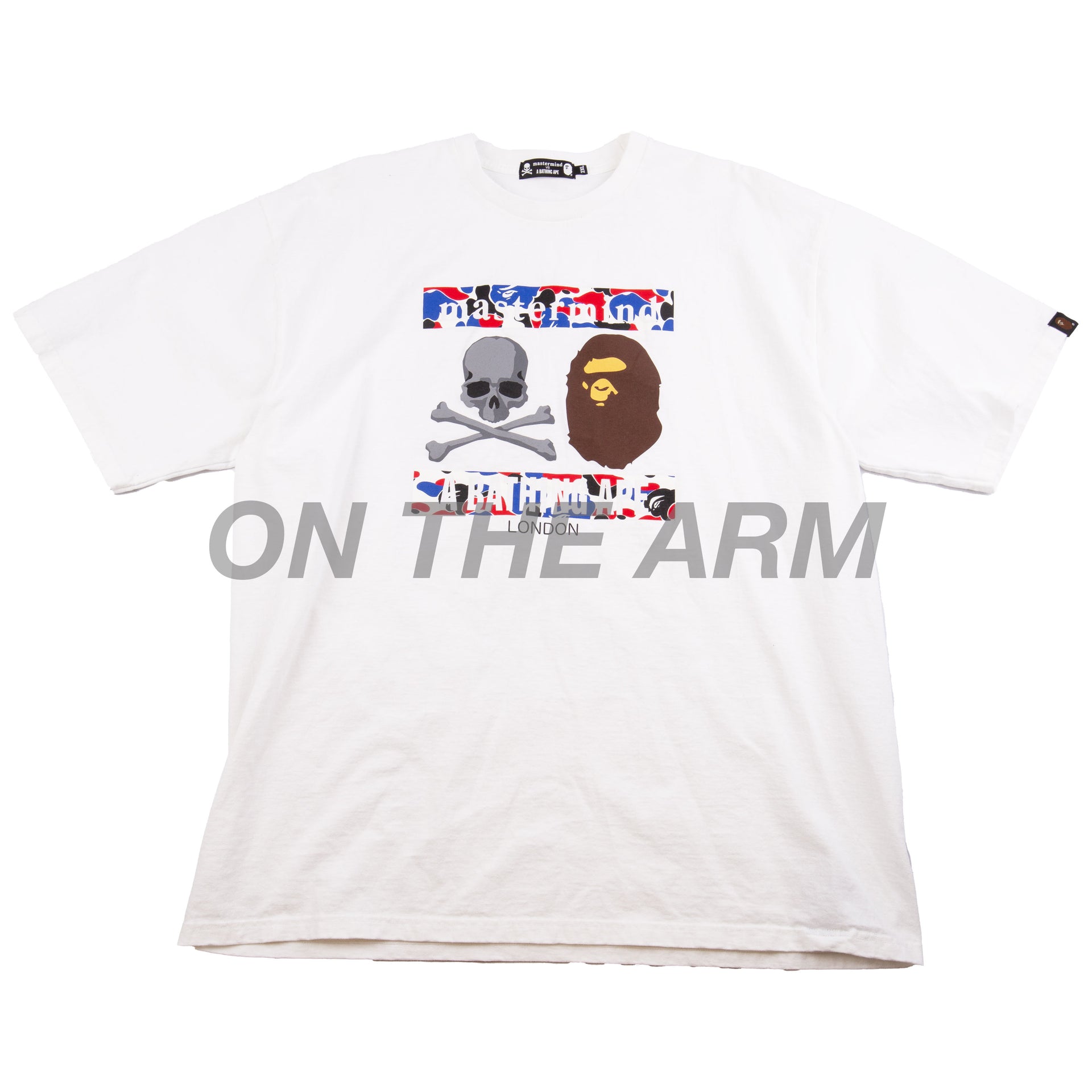 Bape White Mastermind London Store Tee PRE OWNED