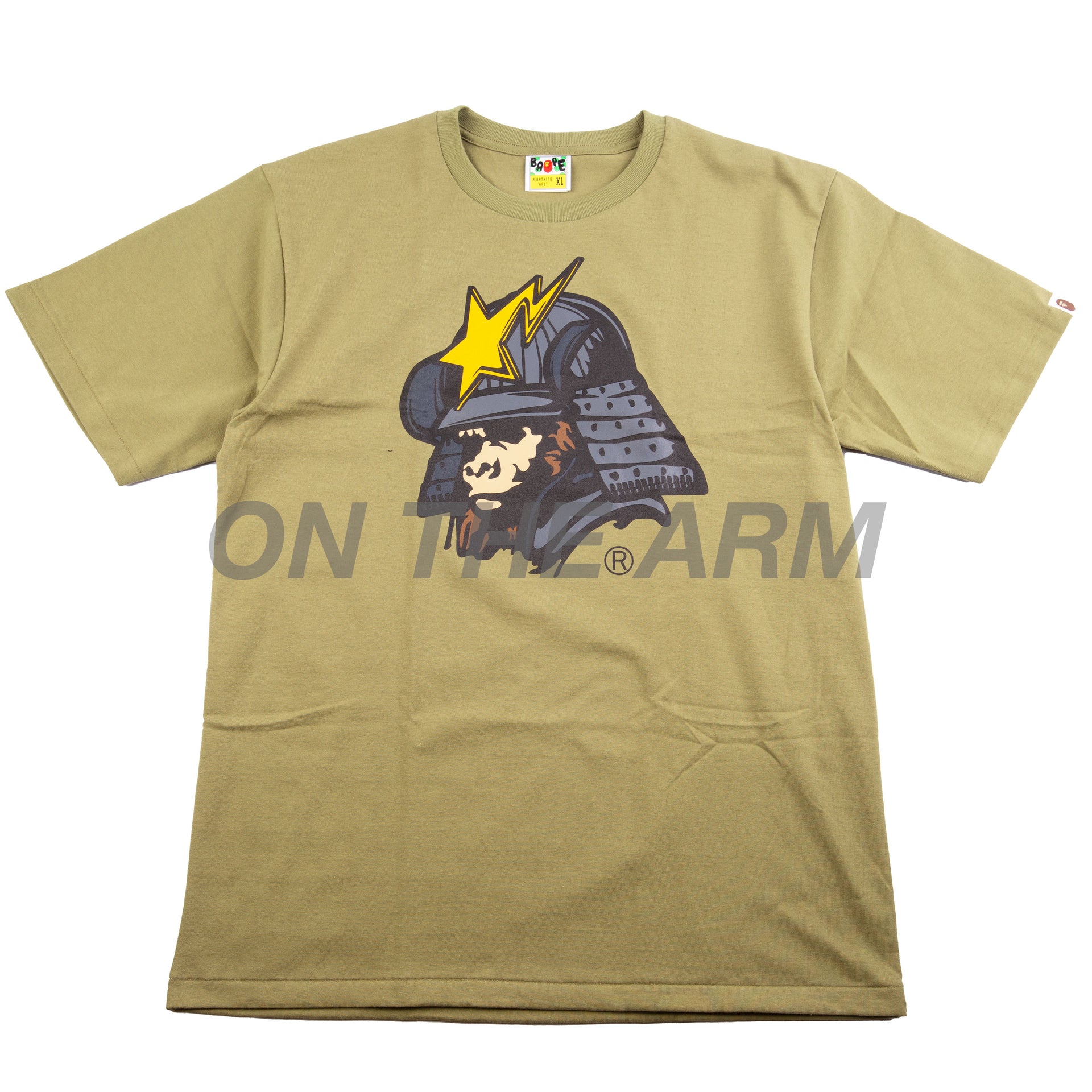 Bape Olive Drab General Kabuto Tee