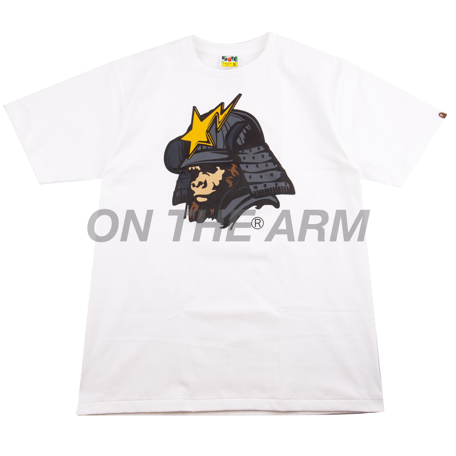 Bape White General Kabuto Tee