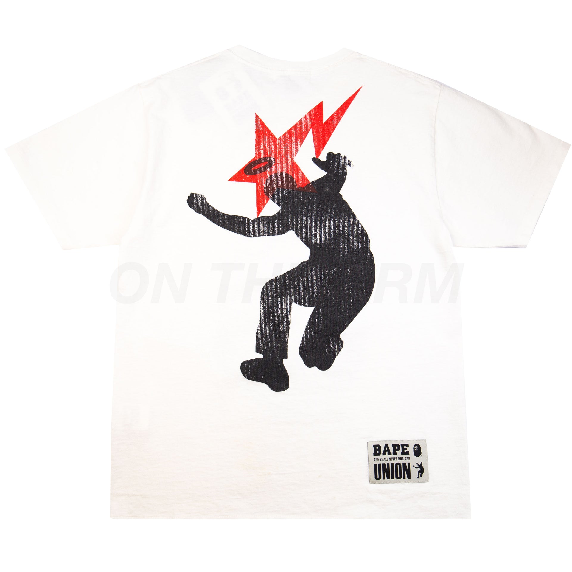 Bape White Union Tee