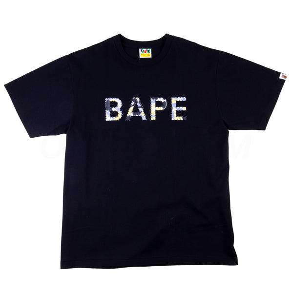Bape Black Ginza Exclusive Swarovski Tee