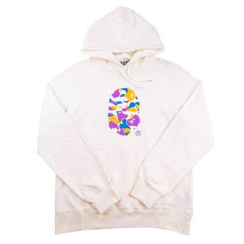 Bape White ASSC LA Opening Hoodie PRE-OWNED