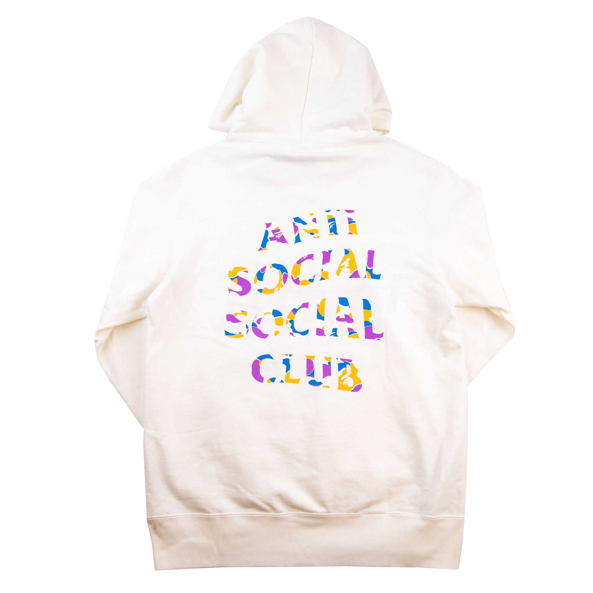 Bape White ASSC LA Opening Hoodie PRE-OWNED