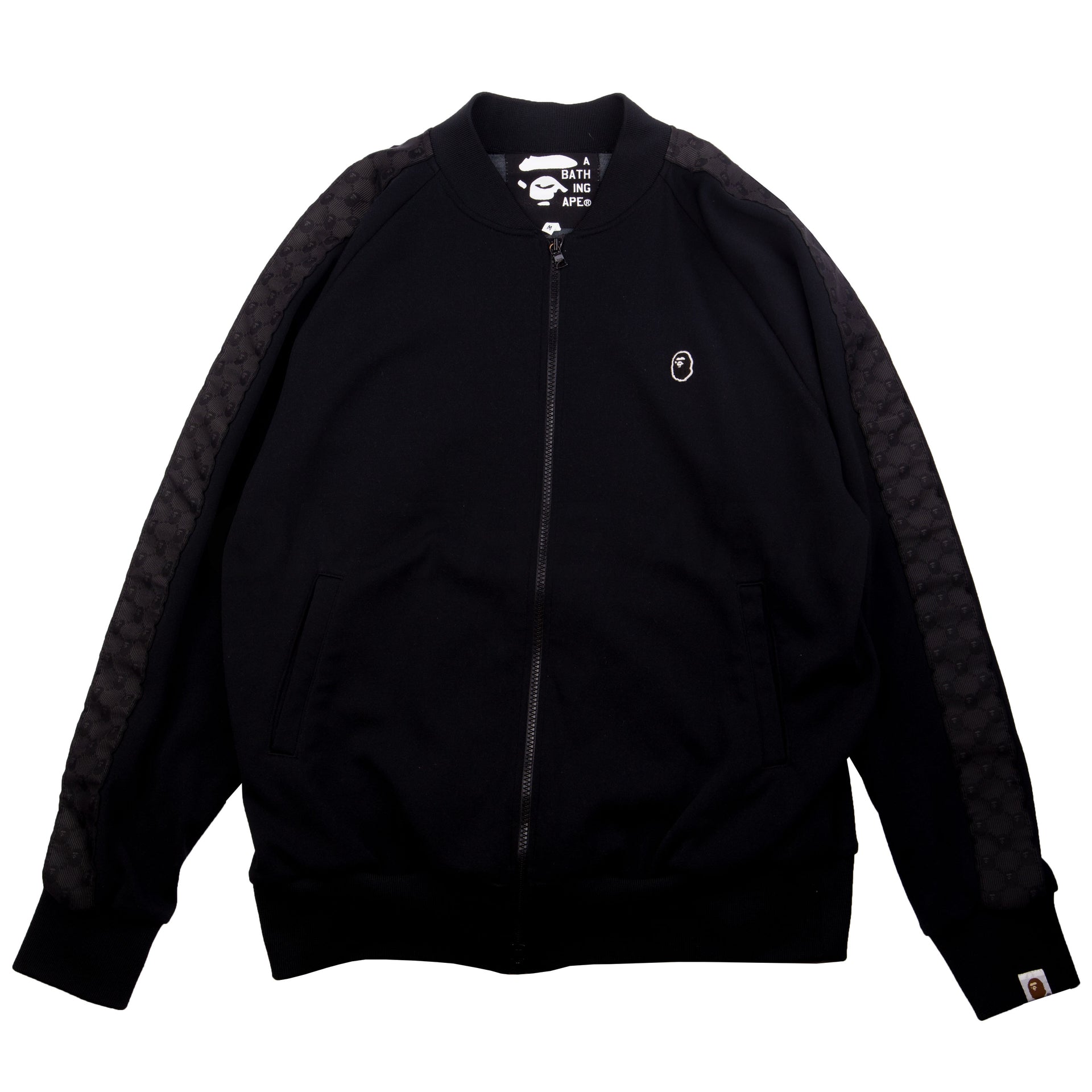 Bape Black Monogram Track Jacket (2000's) PRE-OWNED