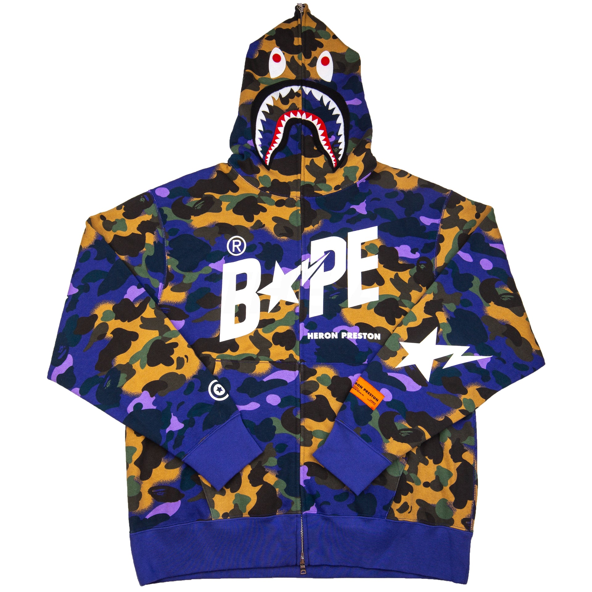 Bape Heron Preston Shark Full Zip