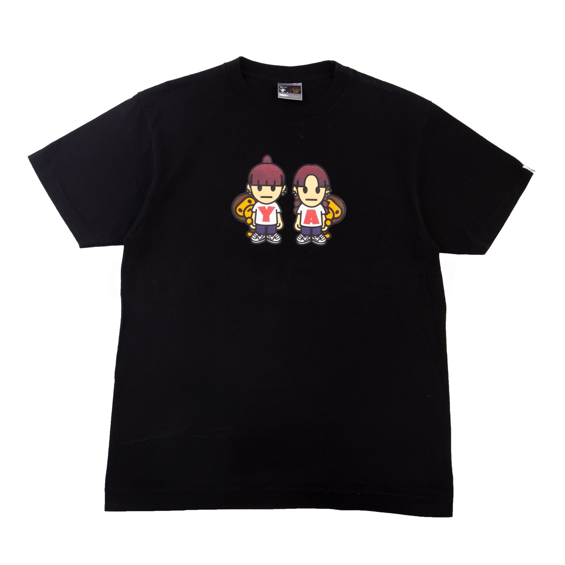 Bape Black Puffy Amiyumi Baby Milo Tee (2000's) PRE-OWNED