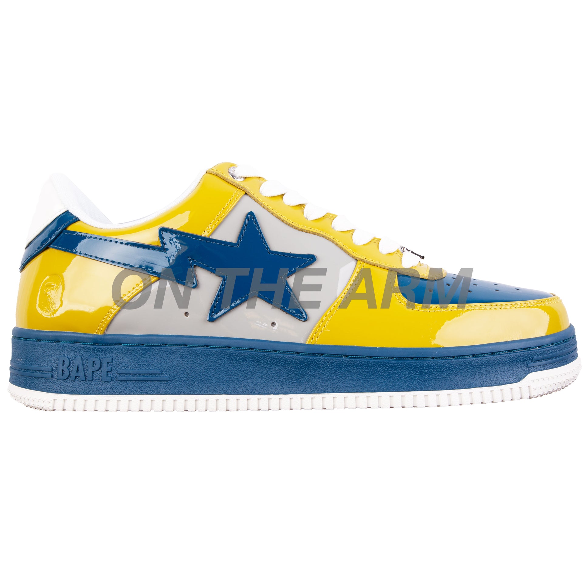 Bape Nostalgic Blue/Yellow Bapesta