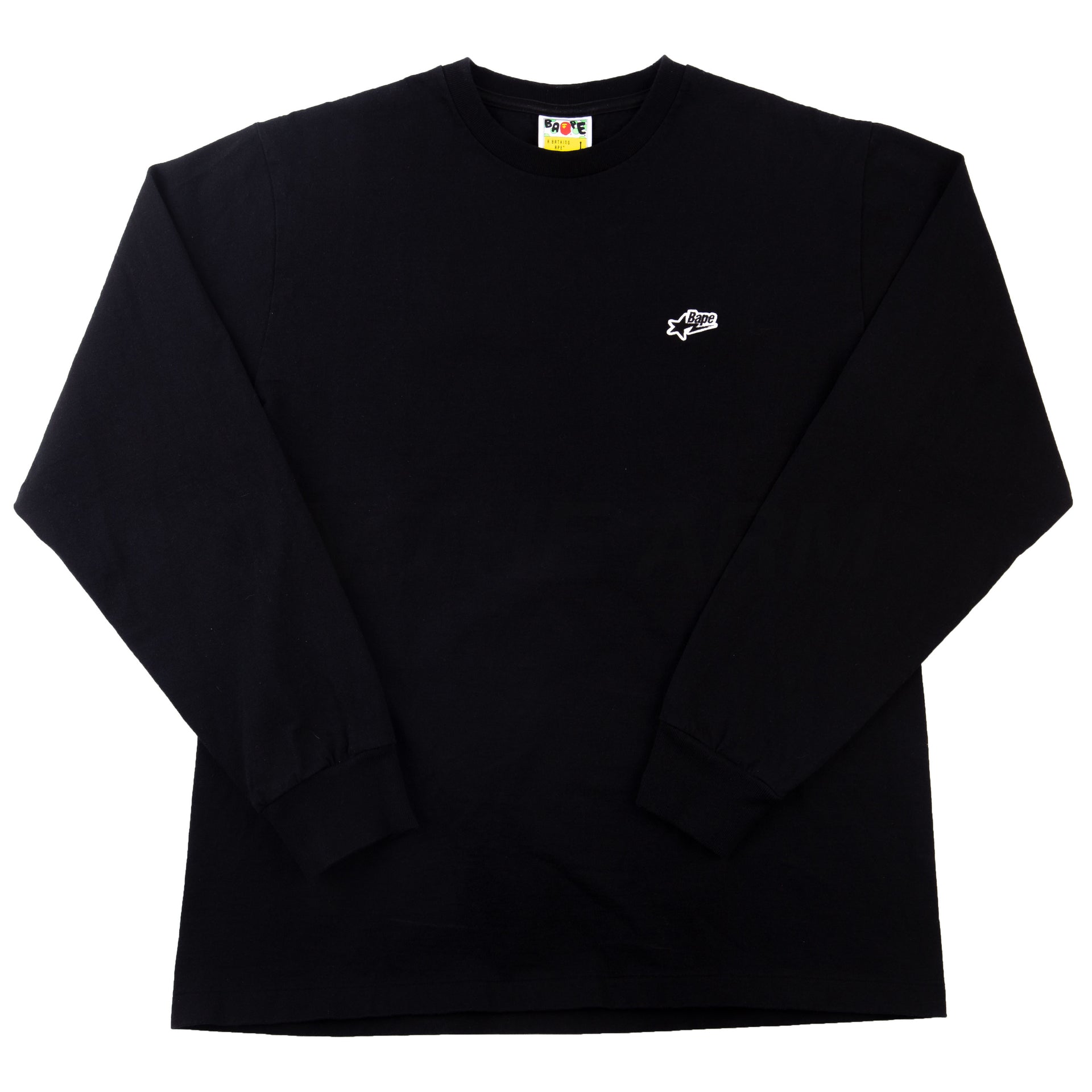 Bape Black Sta Small Logo L/S PRE-OWNED