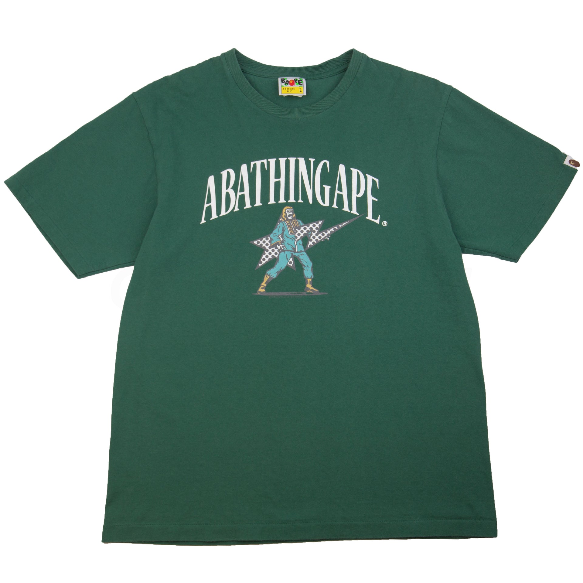 Bape Green Sta Soldier Tee PRE-OWNED
